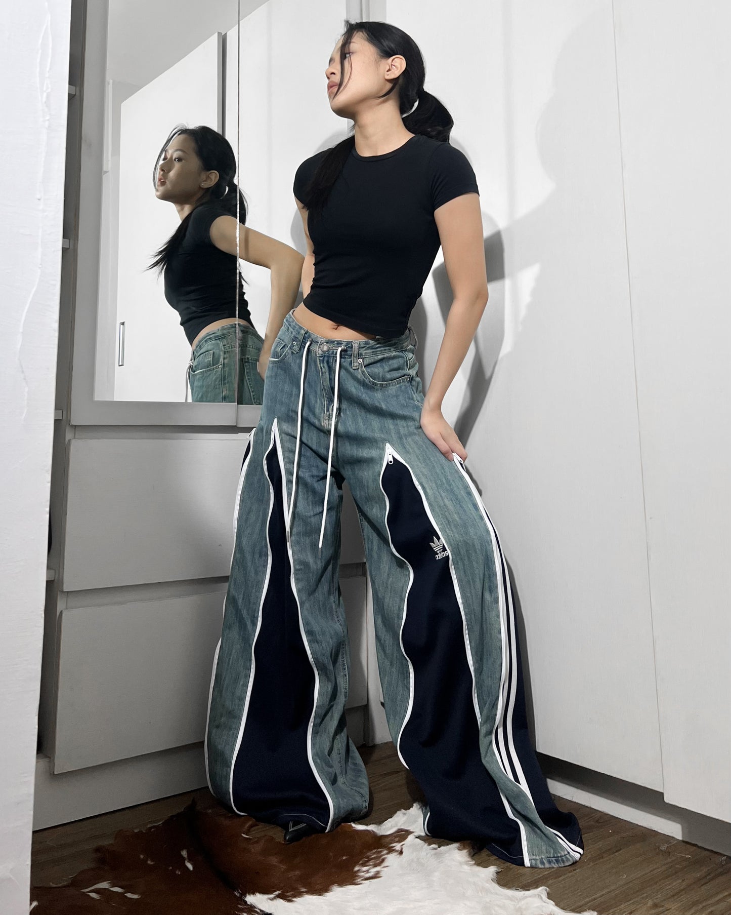 [BIG SIZE] Zipper Pants 0125
