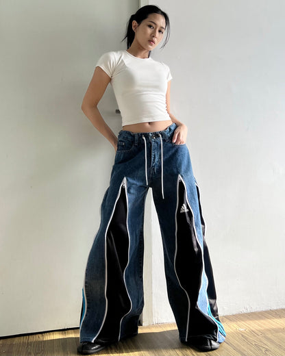 [BIG SIZE] Zipper Pants 0183