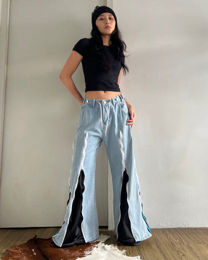 [BIG SIZE] Zipper Pants 0139