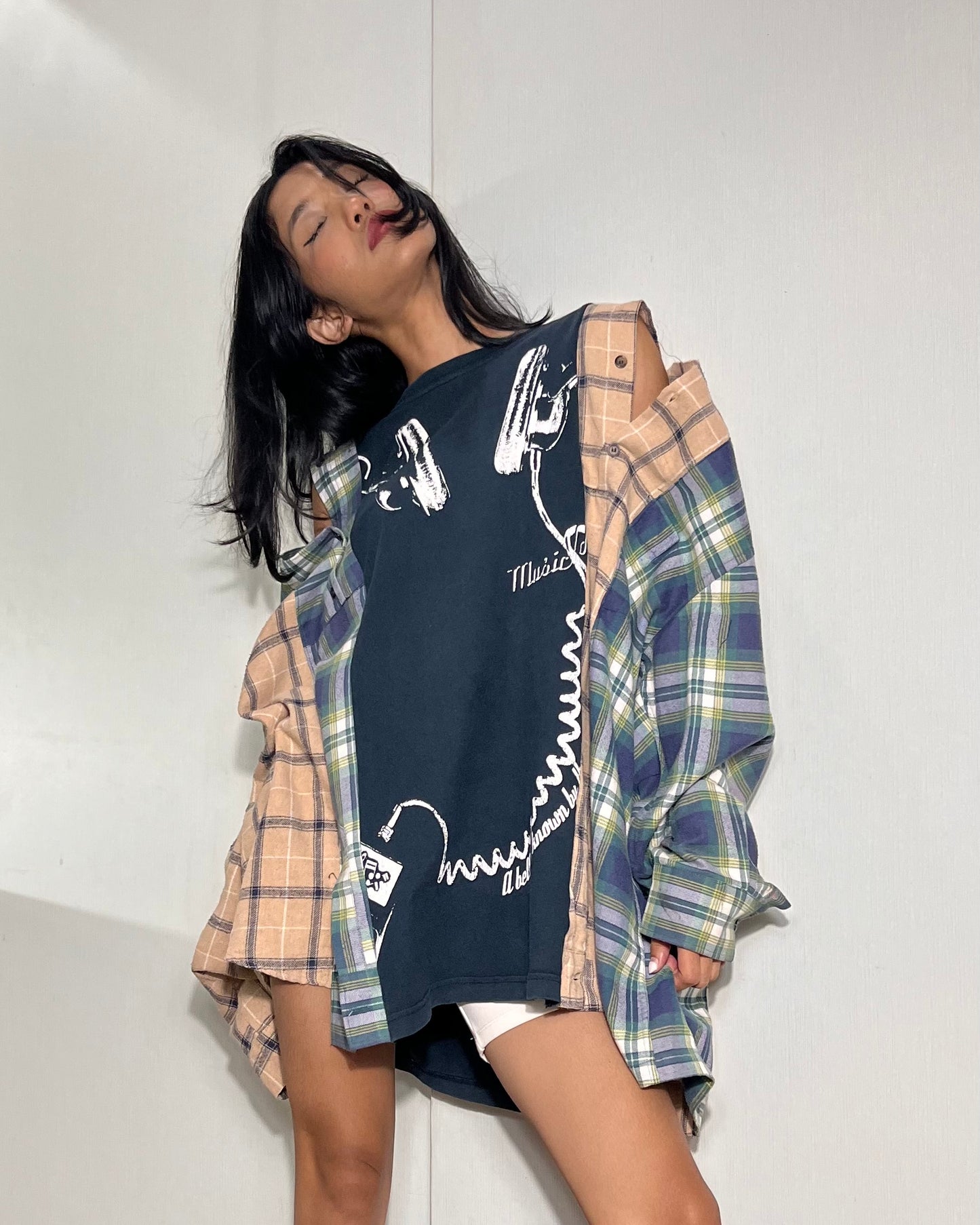 Deconstructed Flannel Shirt 003