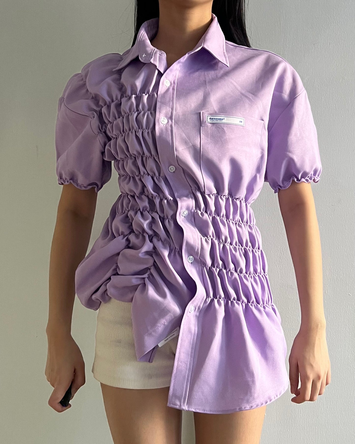 Ruched Shirt 012