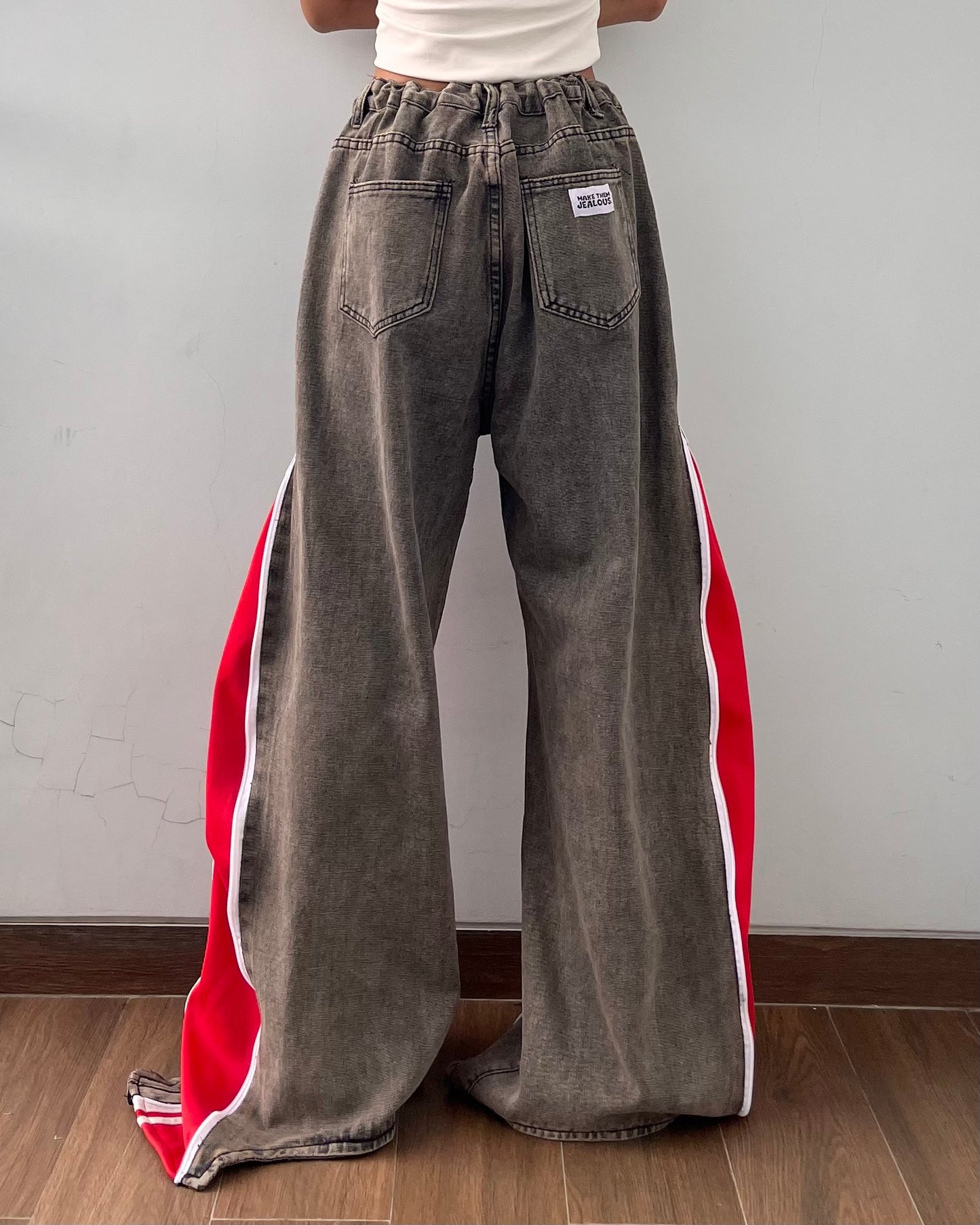 [BIG SIZE] Zipper Pants 022