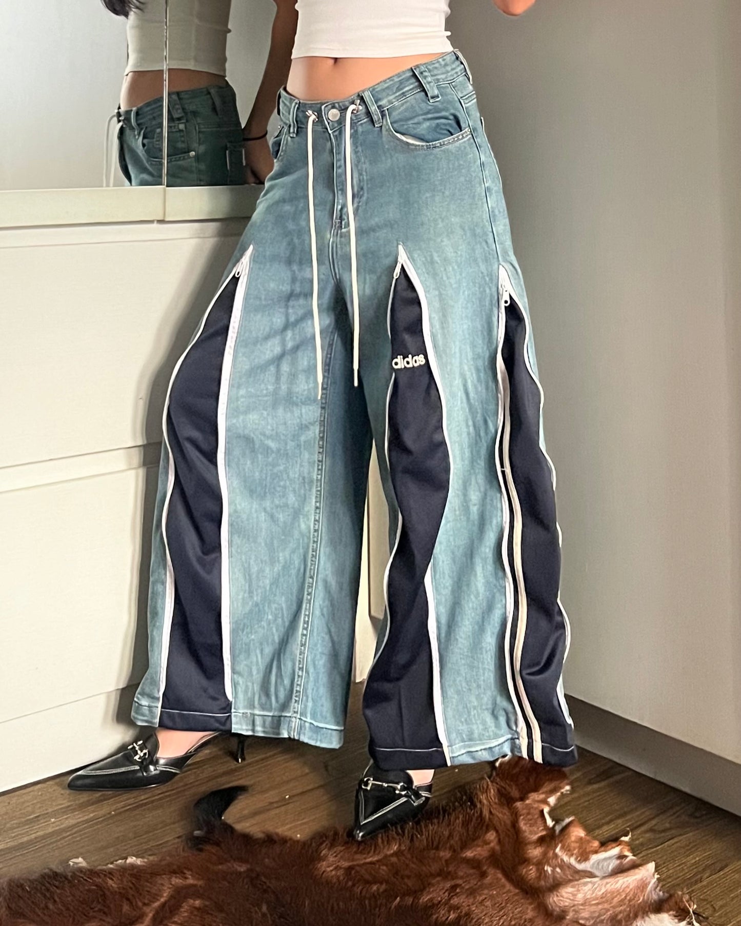 Zipper Pants 095