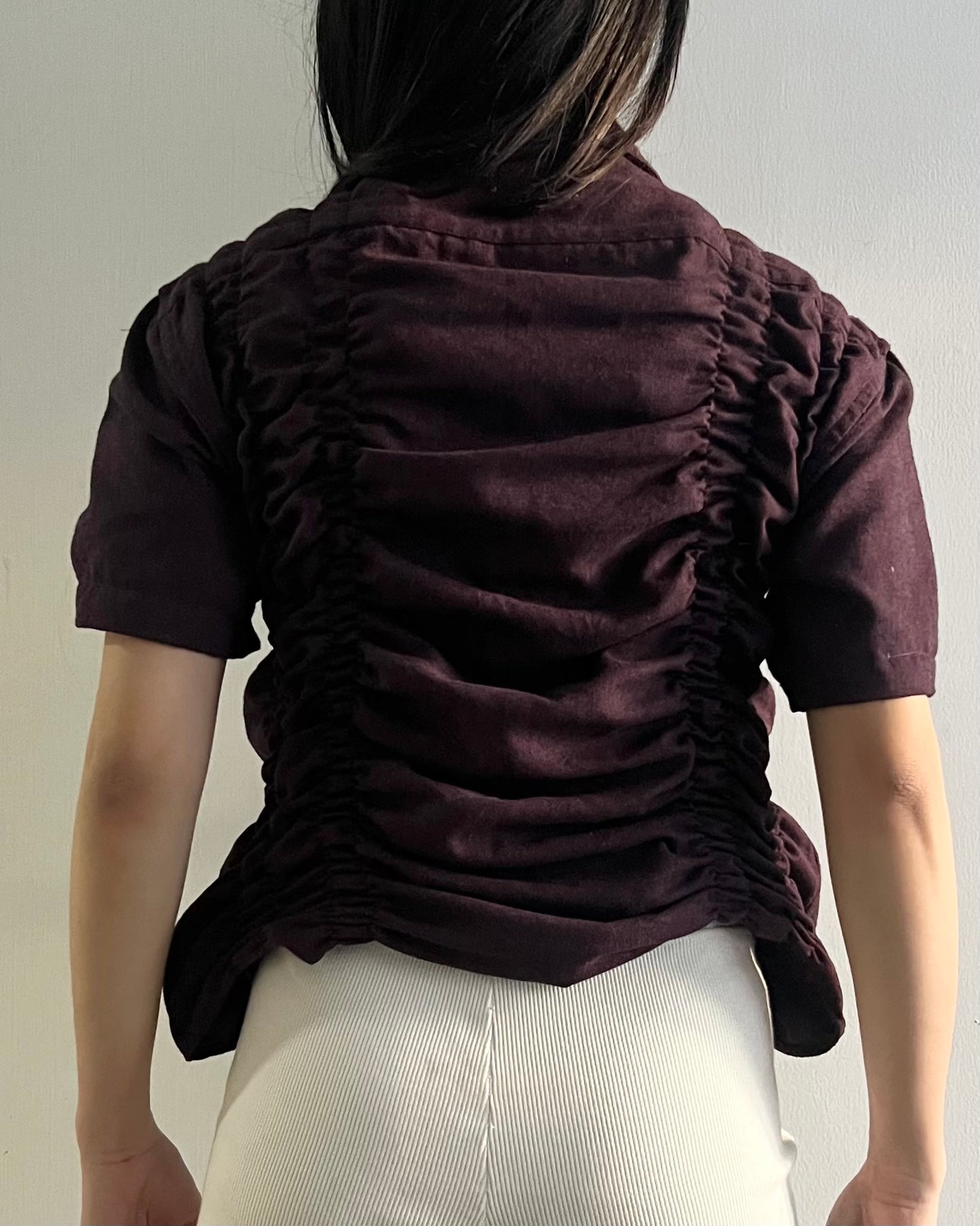 Ruched Shirt 006