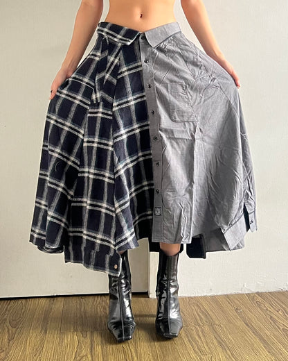 Button-up Maxi Skirt 036
