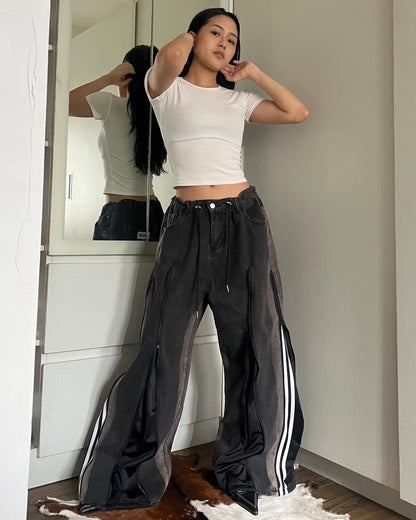 [BIG SIZE] Zipper Pants 056