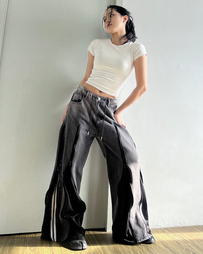 [BIG SIZE] Zipper Pants 0182