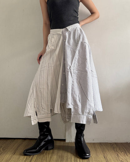Button-up Maxi Skirt 076