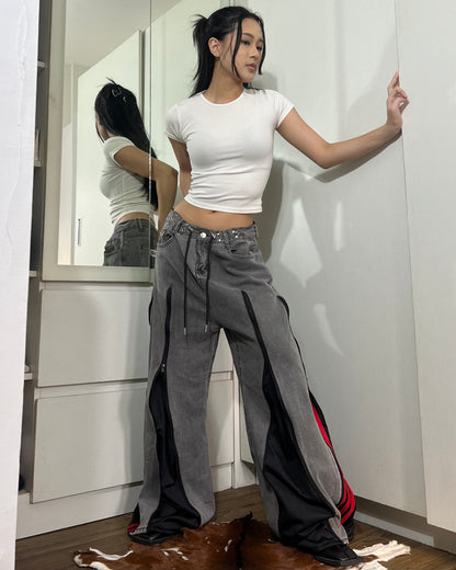 [BIG SIZE] Zipper Pants 0109