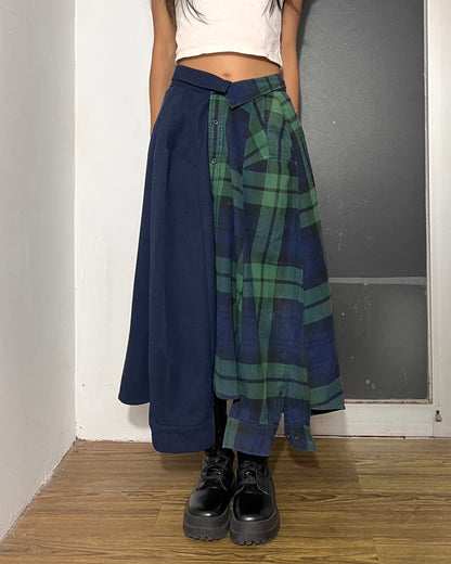 Button-up Maxi Skirt 004