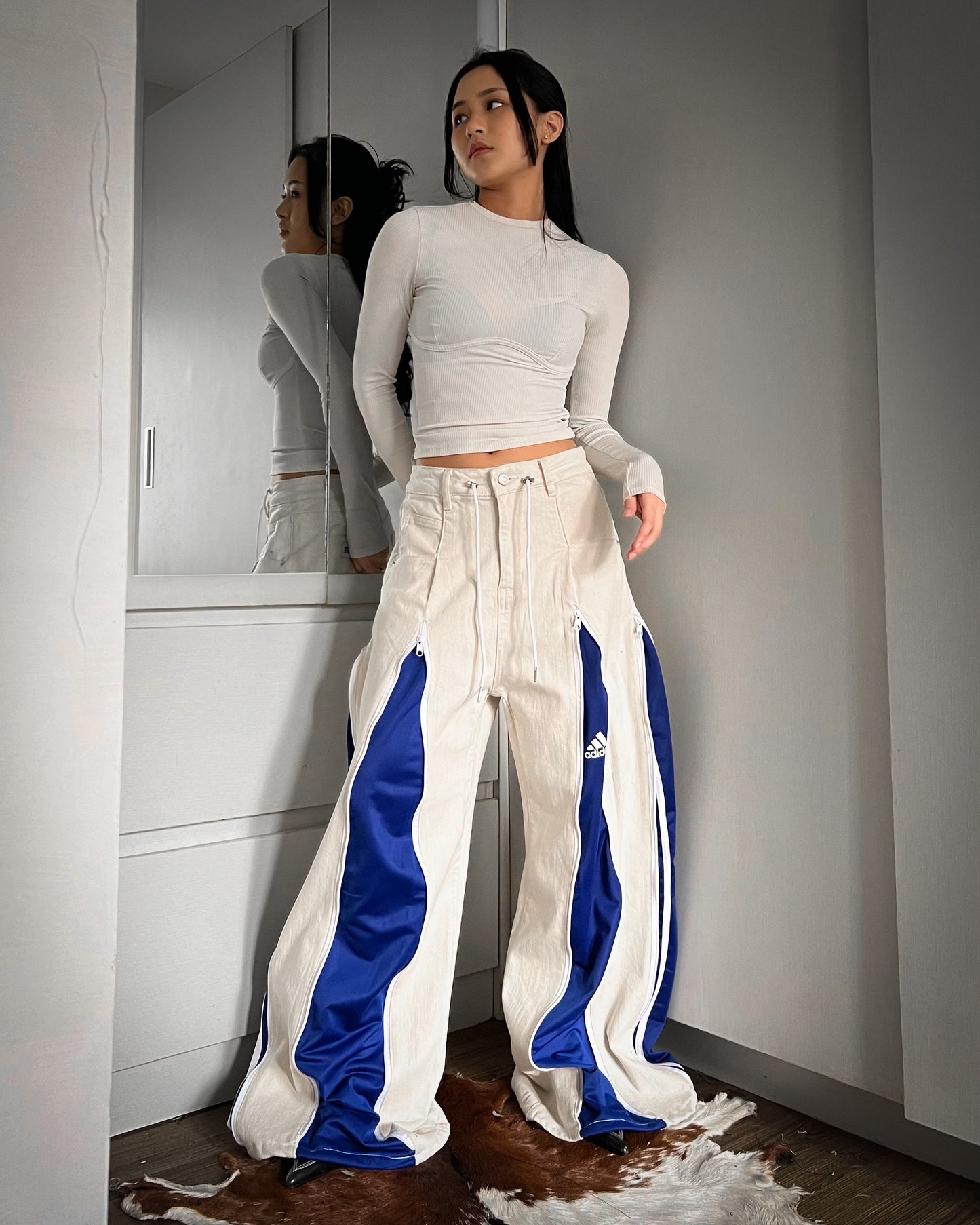 Zipper Pants 085