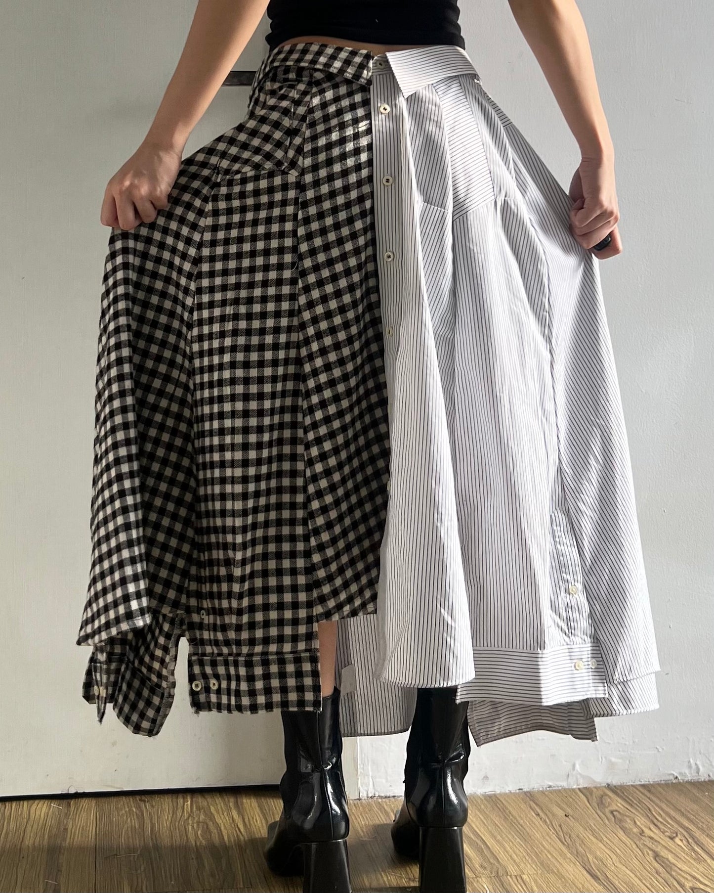 Button-up Maxi Skirt 029