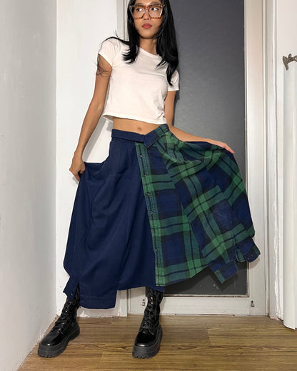 Button-up Maxi Skirt 004