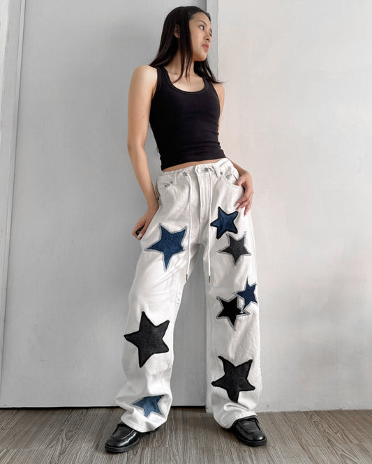 Star Patch Pants 003