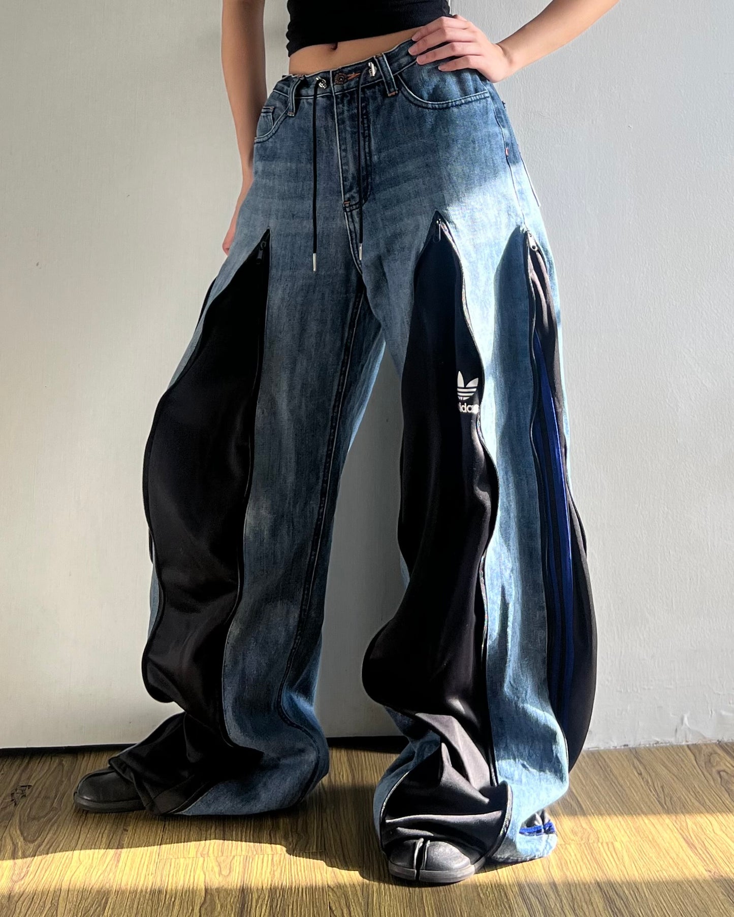 [BIG SIZE] Zipper Pants 0204