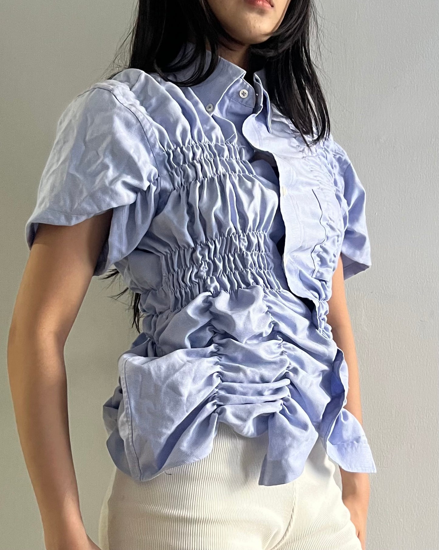 Ruched Shirt 008