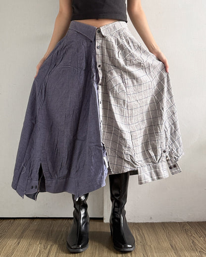 Button-up Maxi Skirt 068