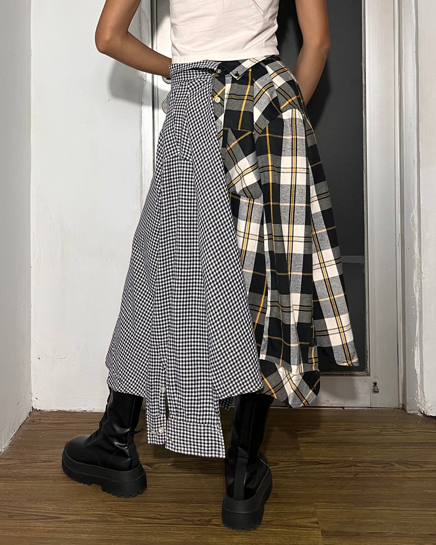 Button-up Maxi Skirt 005