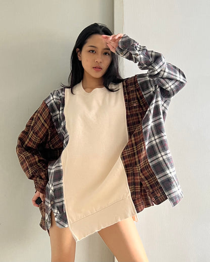 Flannel Sweater 062