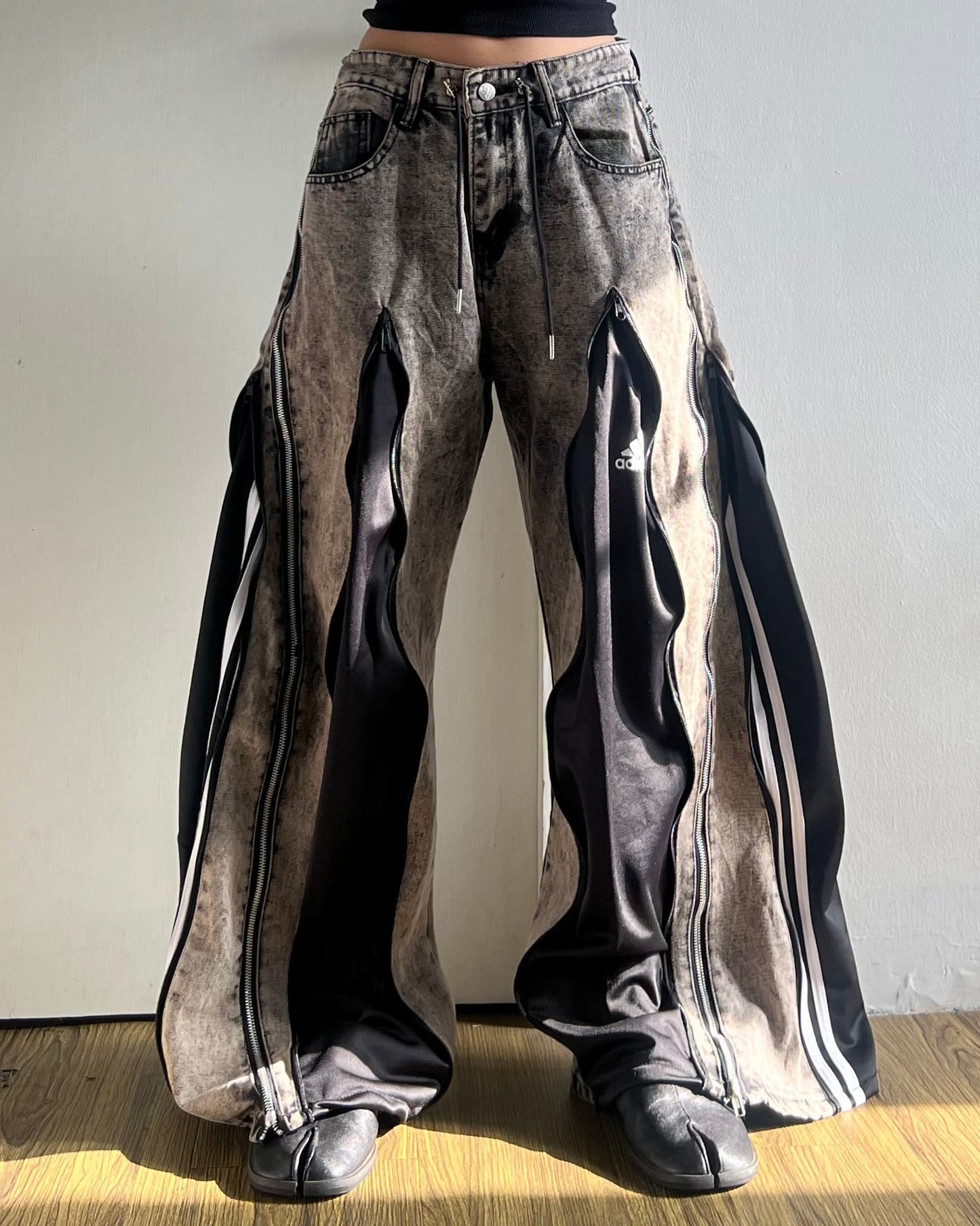[BIG SIZE] Zipper Pants 0194