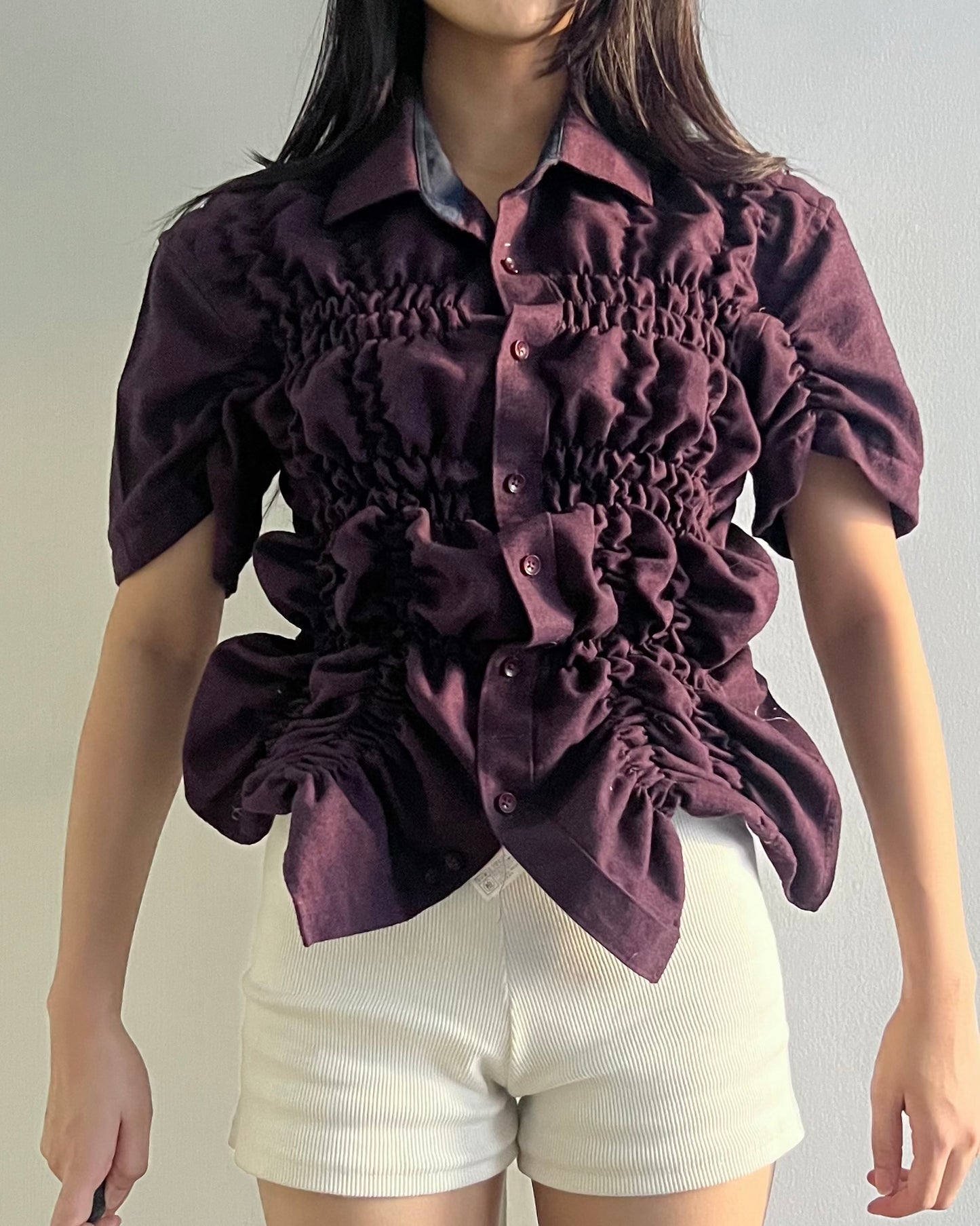Ruched Shirt 006