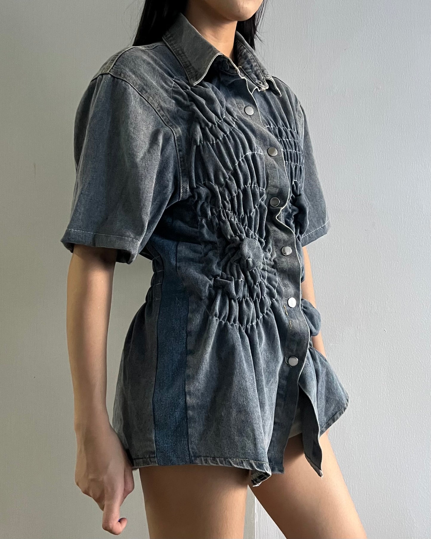 Ruched Shirt 005