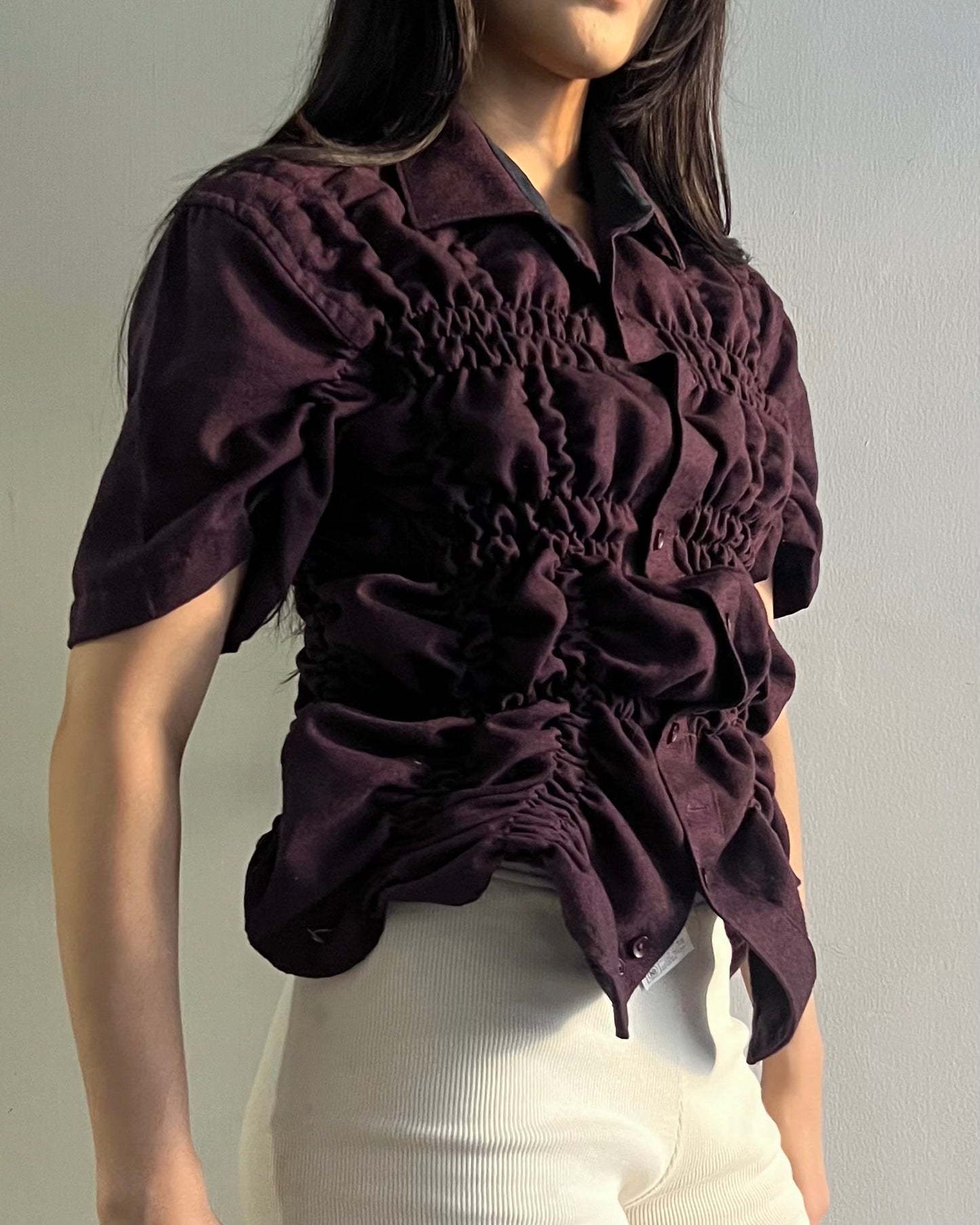 Ruched Shirt 006
