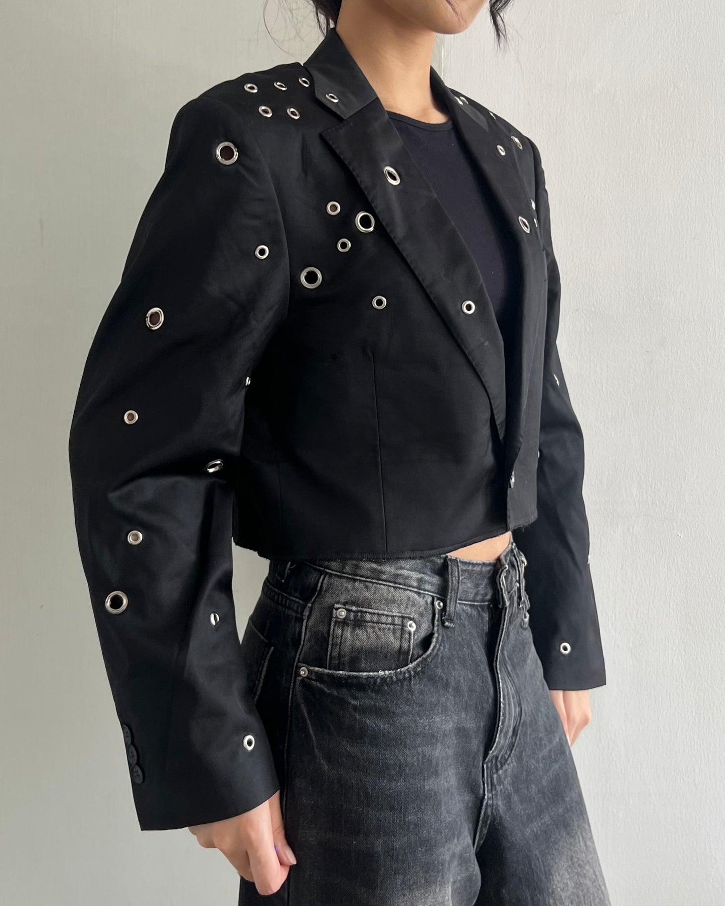 Eyelet Blazer 028