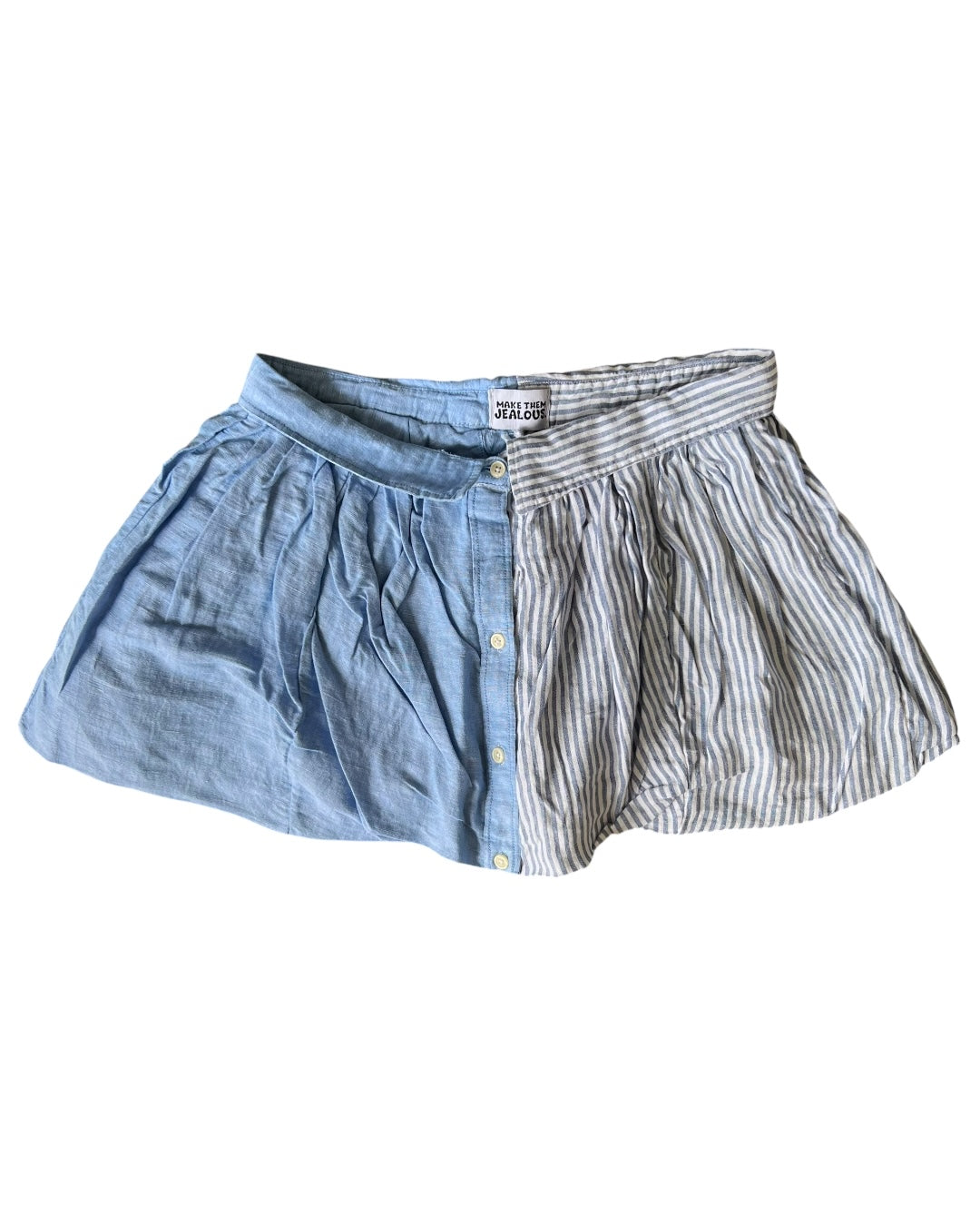 Button-up Balloon Skirt 006