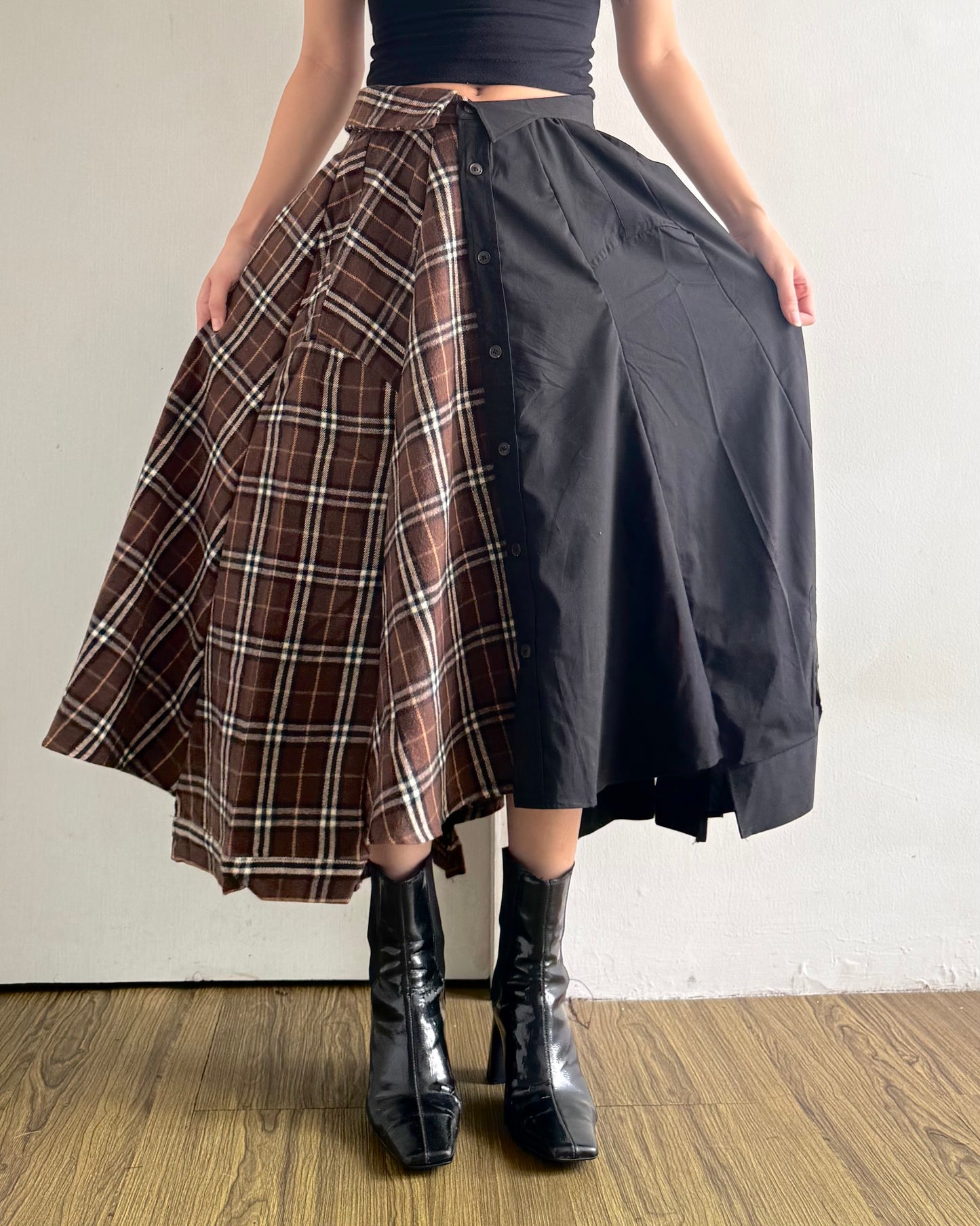 Button-up Maxi Skirt 042