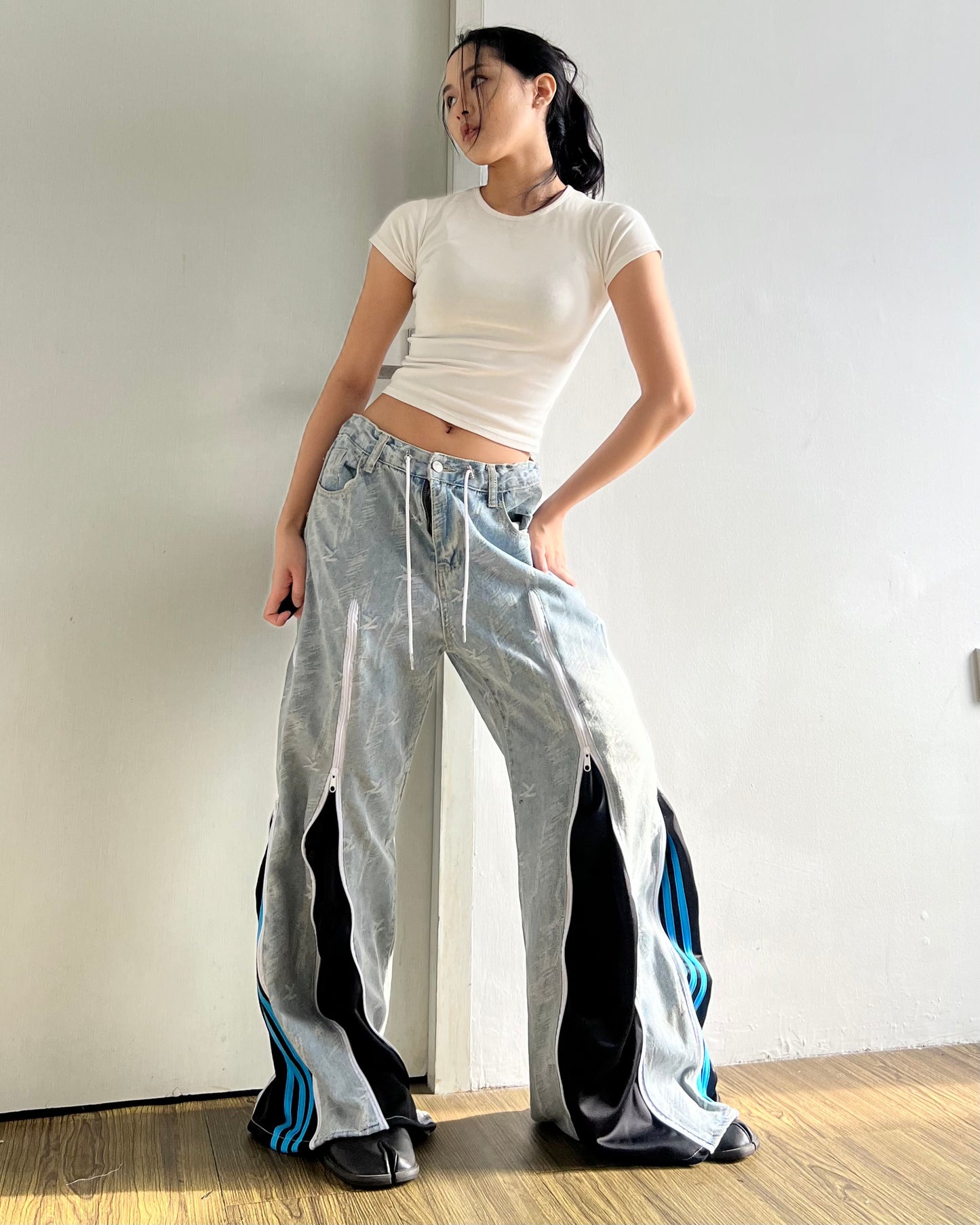 [BIG SIZE] Zipper Pants 0179