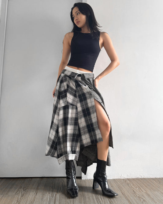 Button-up Maxi Skirt 048