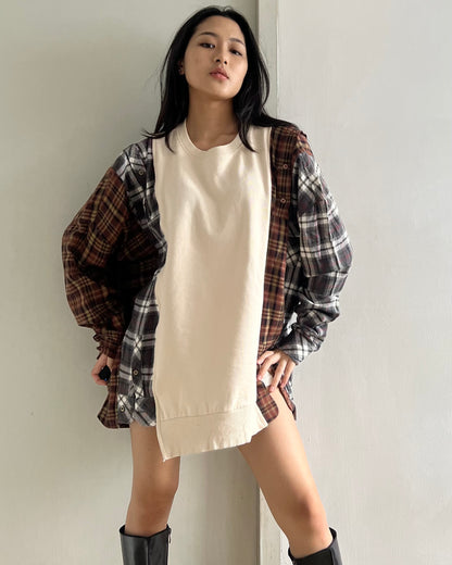Flannel Sweater 062