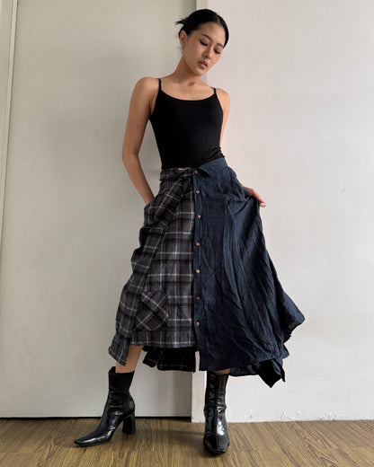 Button-up Skirt 052