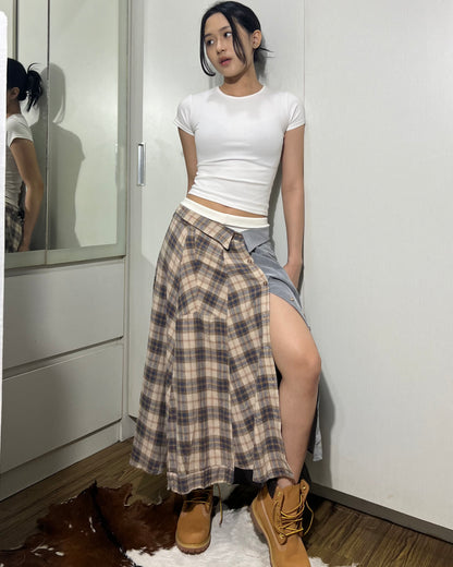 Button-up Maxi Skirt 016