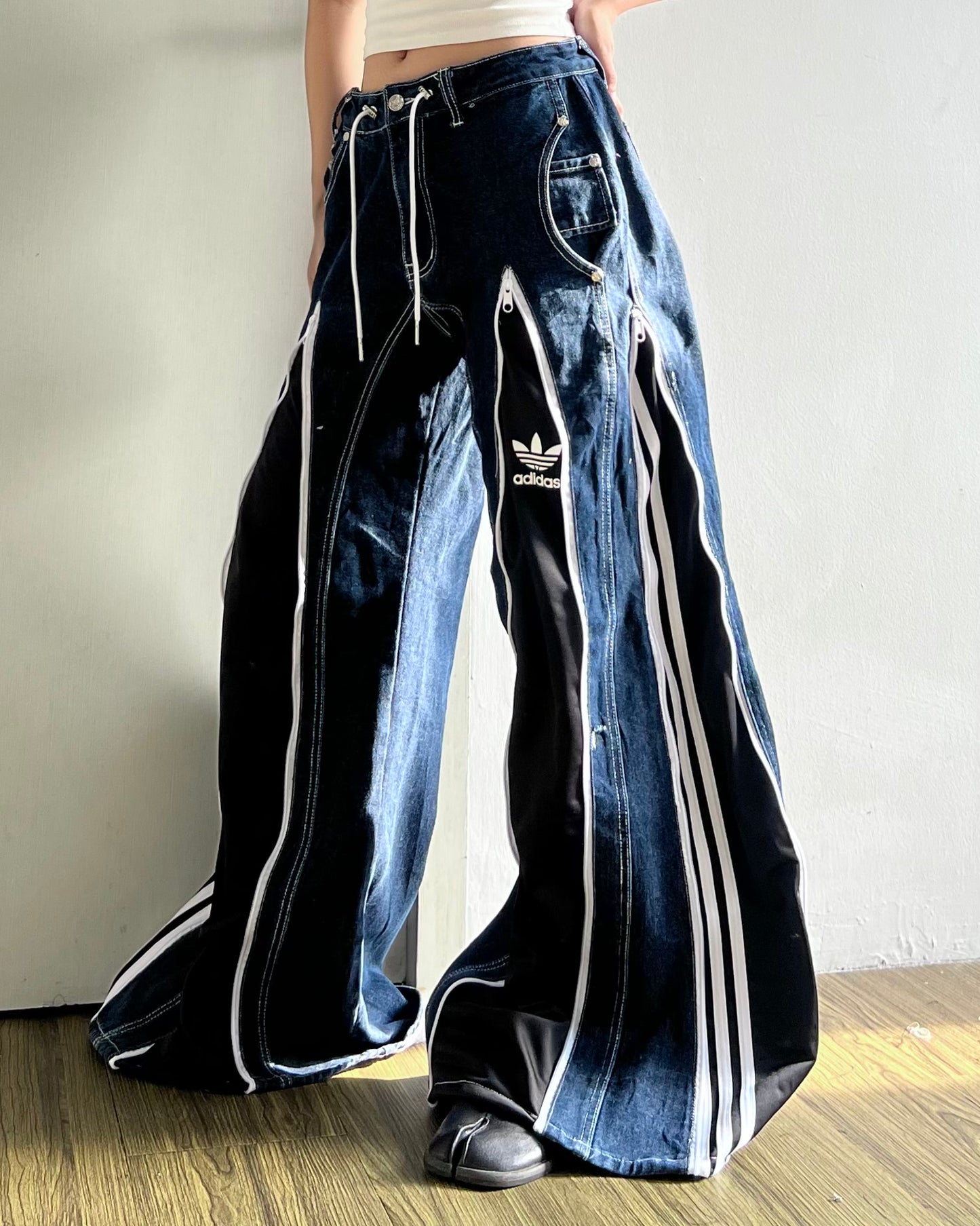 [BIG SIZE] Zipper Pants 0185