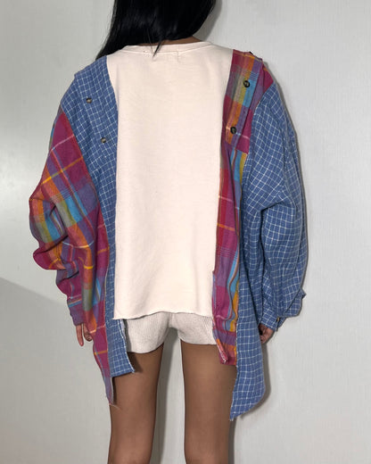 Deconstructed Flannel Shirt 007