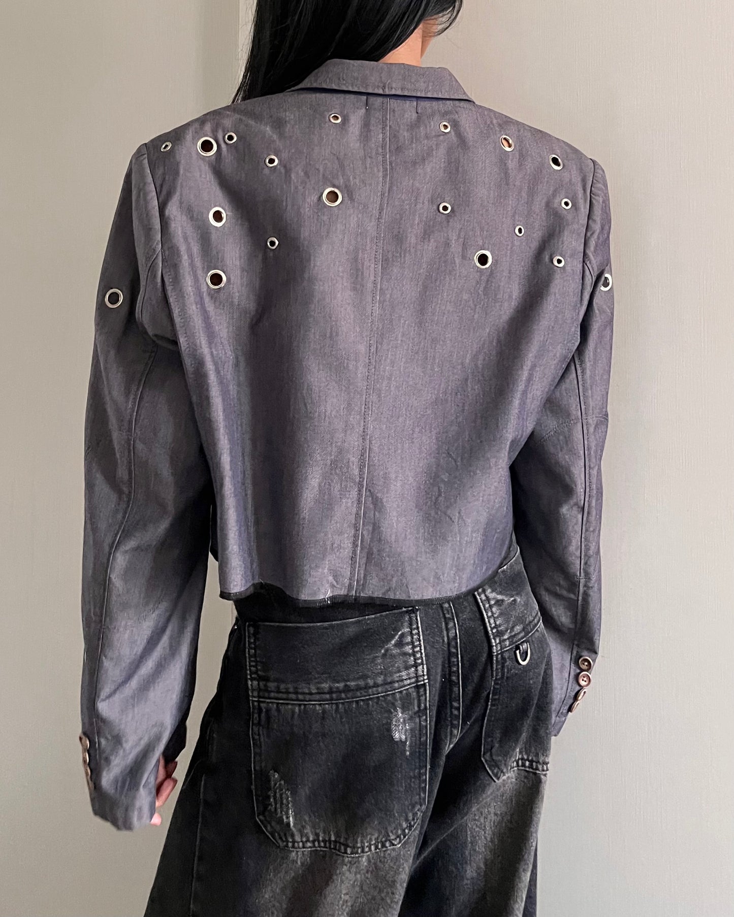 Eyelet Blazer 005