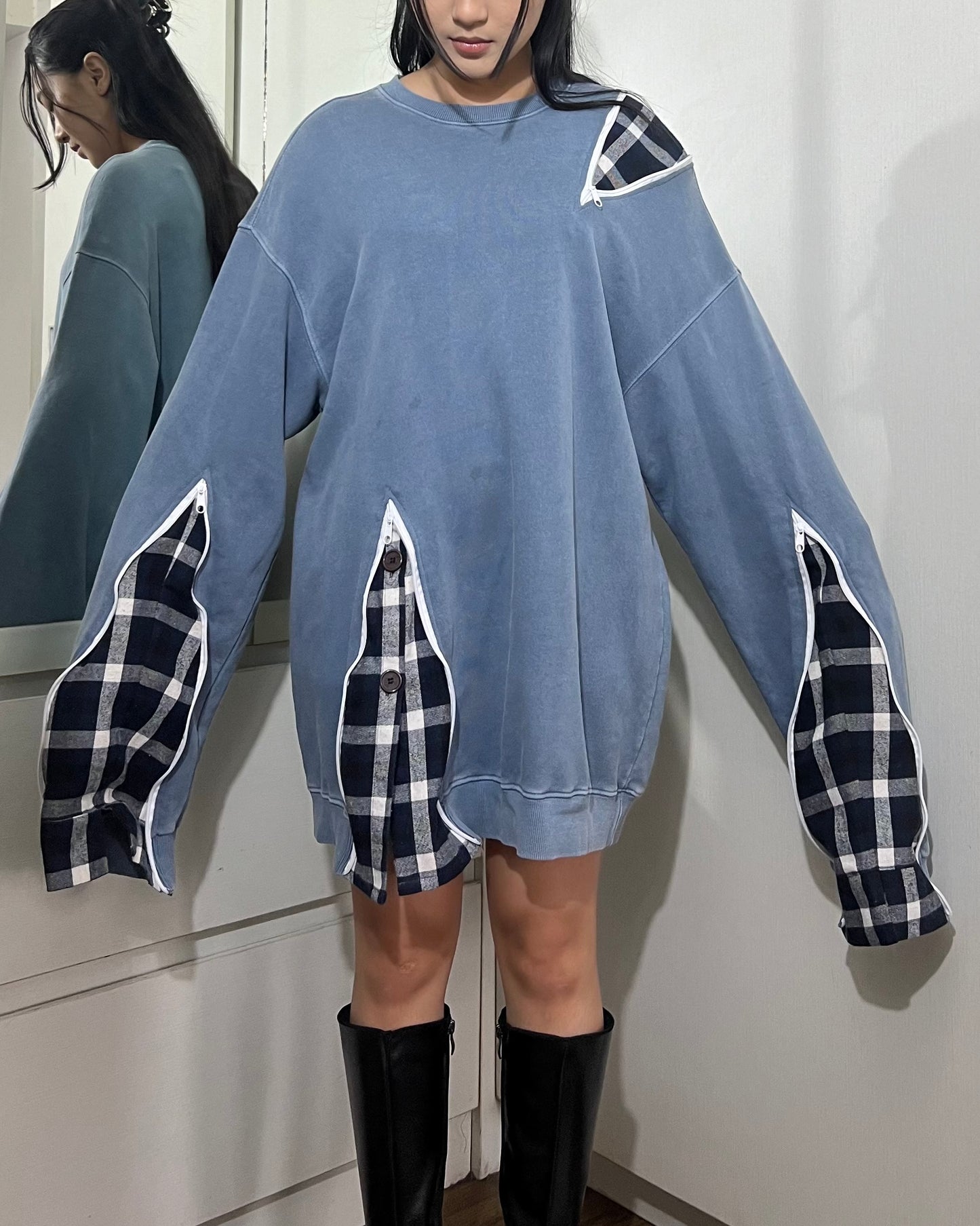 Zipper Sweater 005
