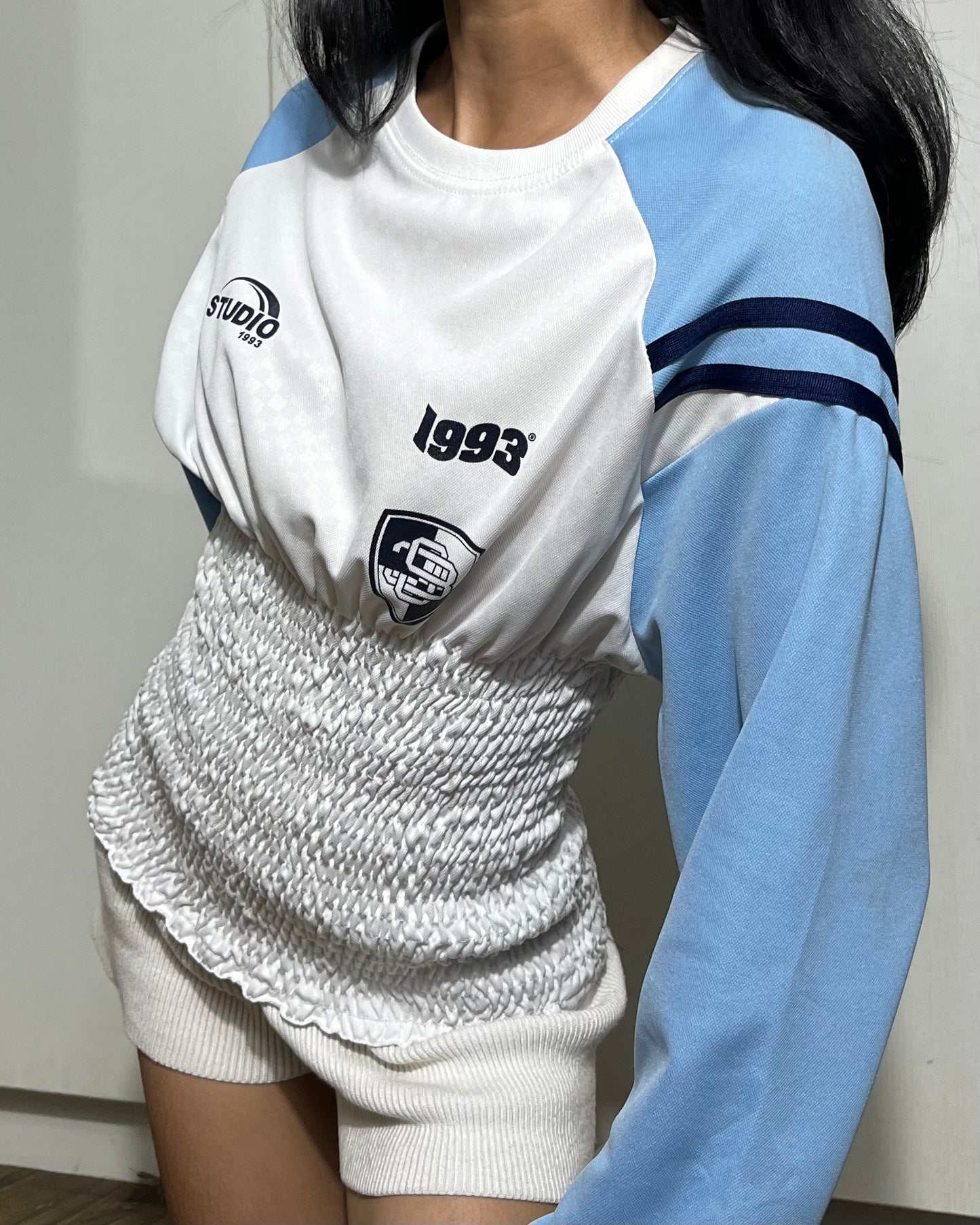 Smocked Longsleeves Jersey 001