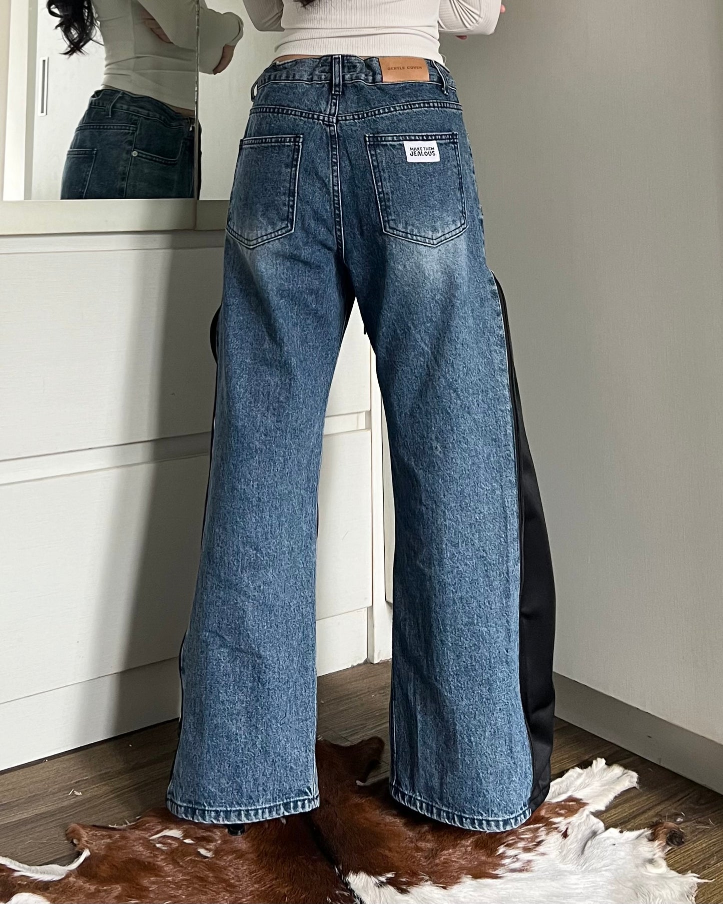 Zipper Pants 076