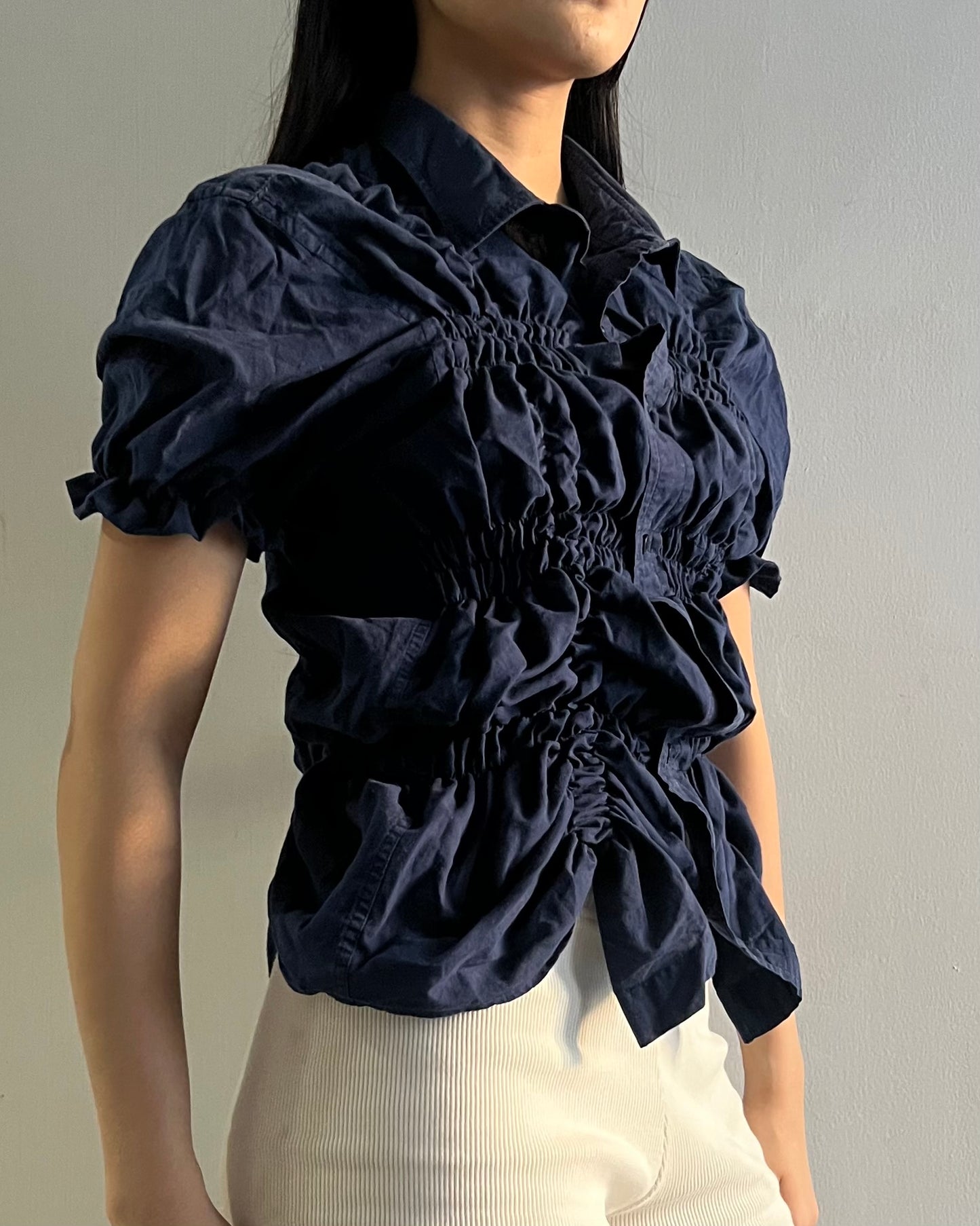 Ruched Shirt 004