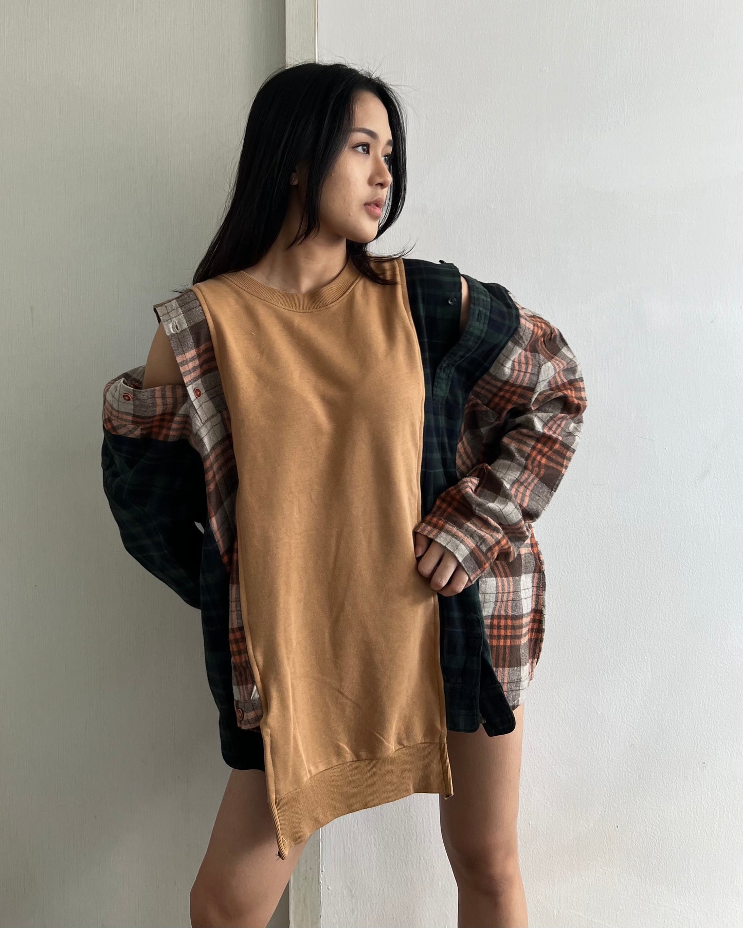 Flannel Sweater 052
