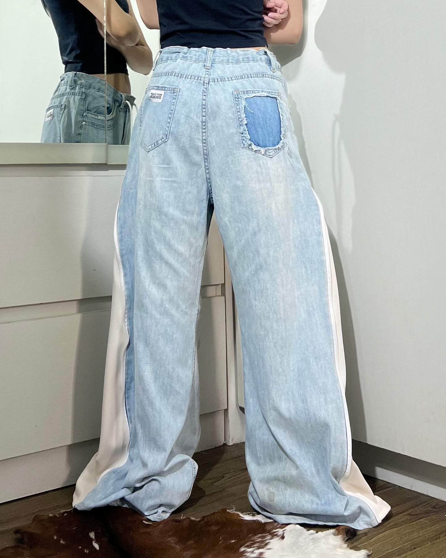 [BIG SIZE] Zipper Pants 0137