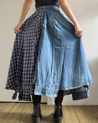 Button-up Maxi Skirt 083