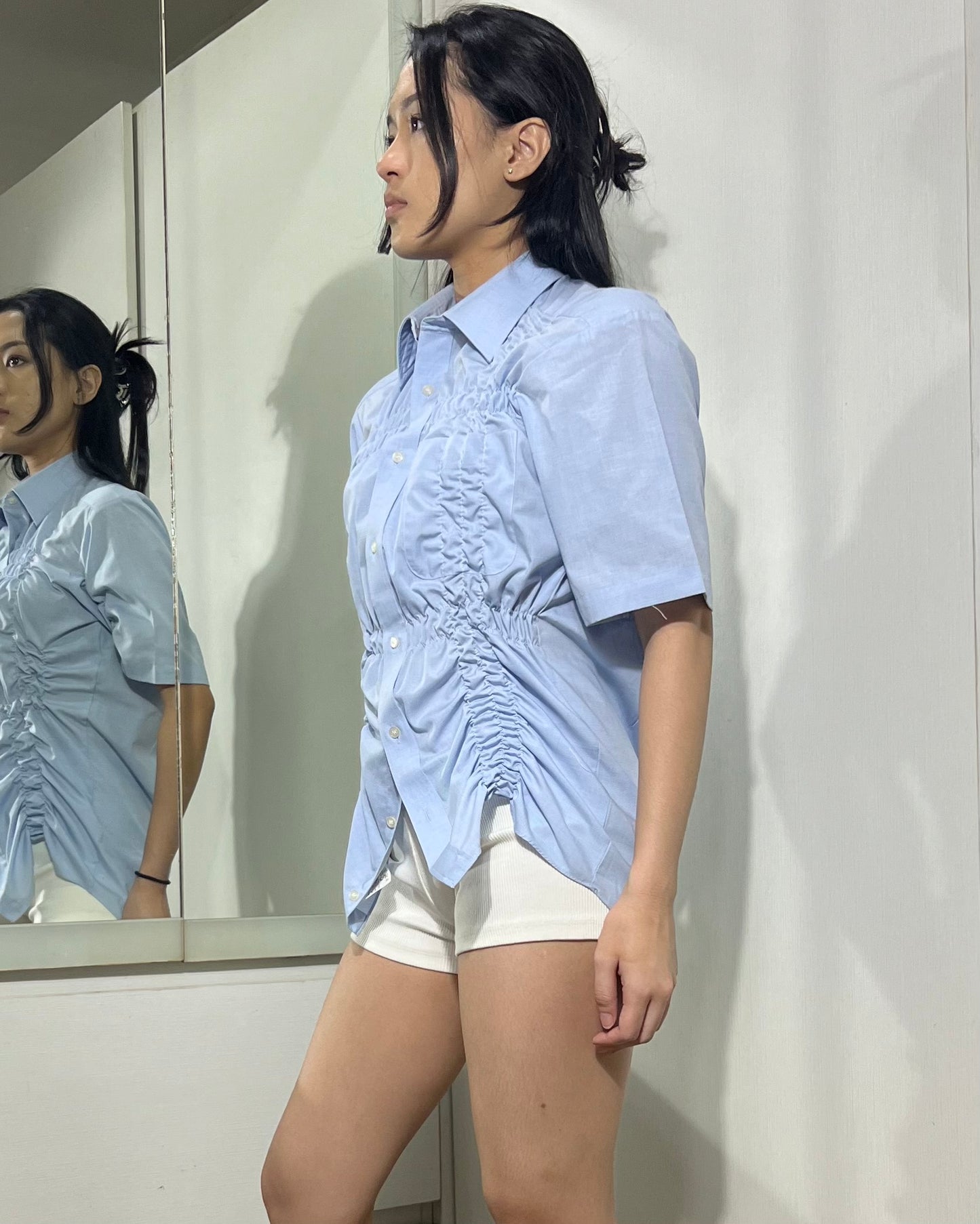 Ruched Shirt 003