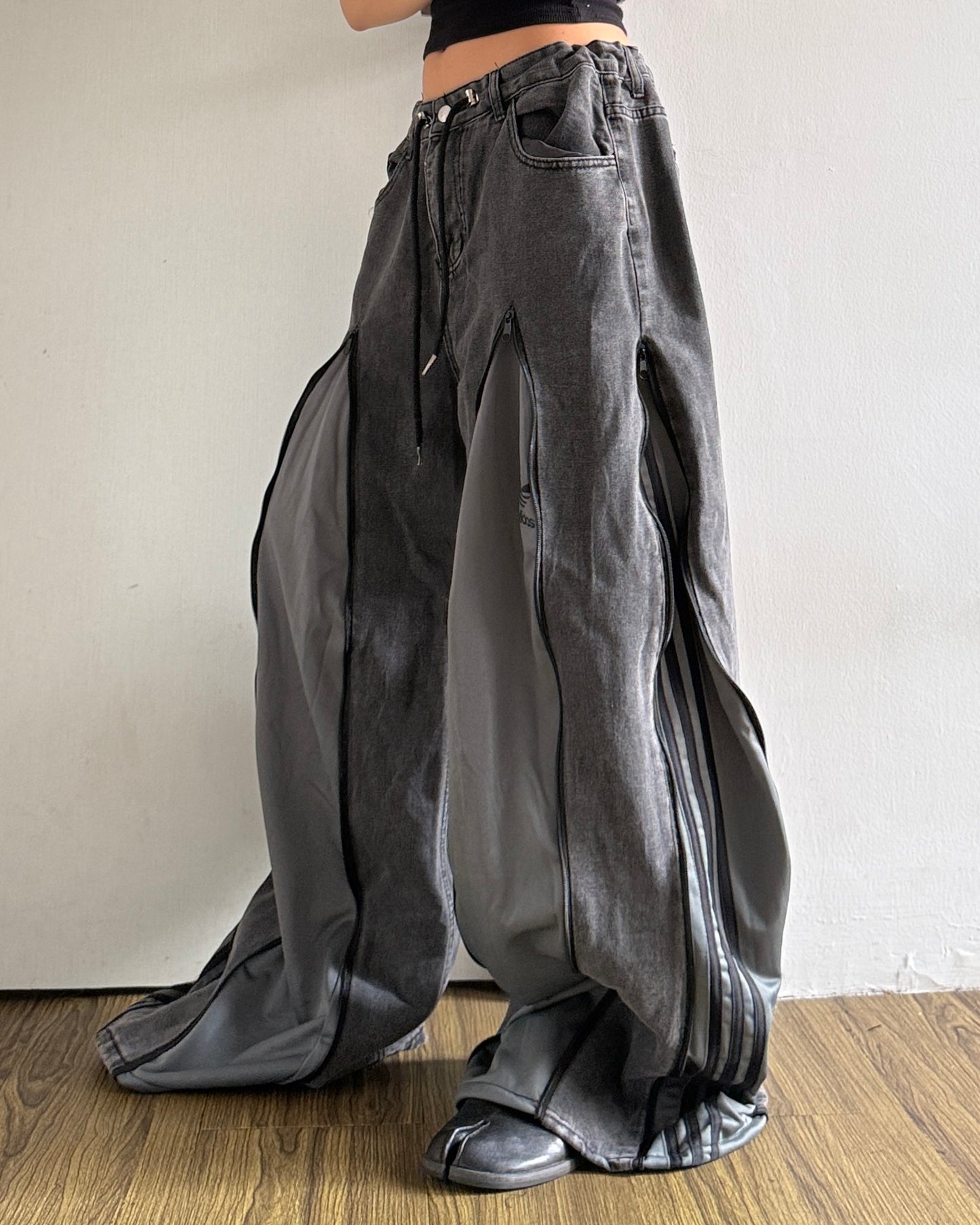 [BIG SIZE] Zipper Pants 0258