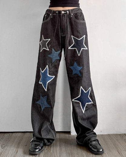 Star Patch Pants 001