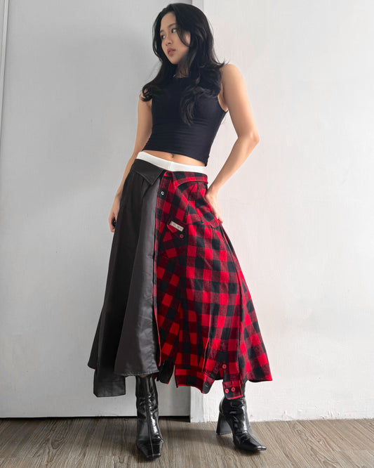 Button-up Maxi Skirt 045