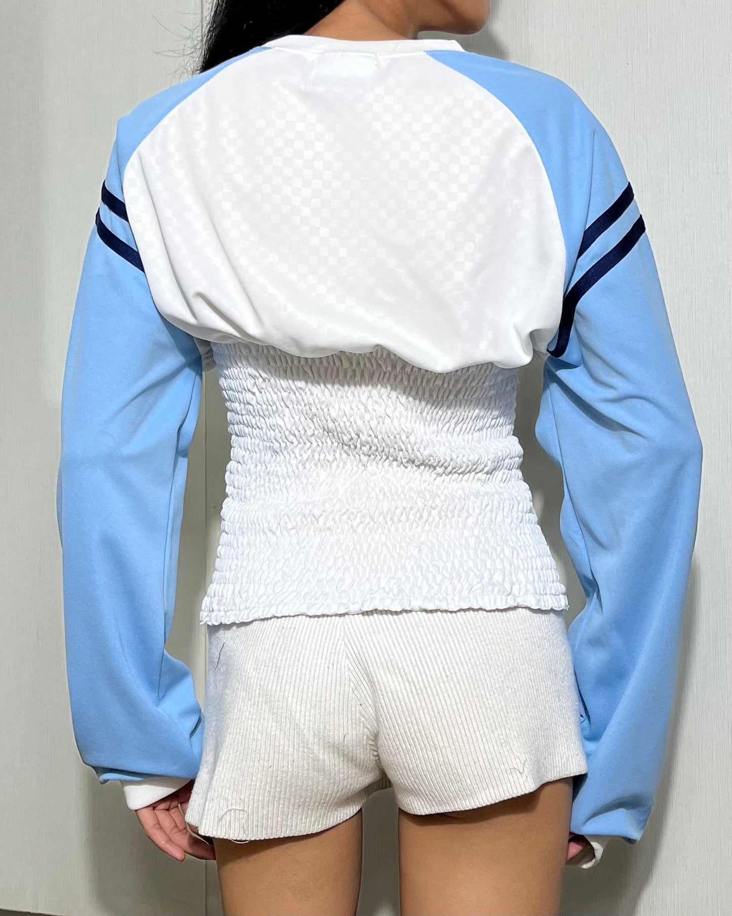 Smocked Longsleeves Jersey 001